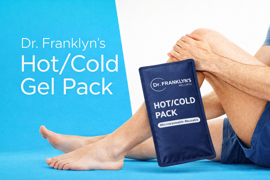 Reusable microwaveable hot and cold therapy pack for pain relief. 2