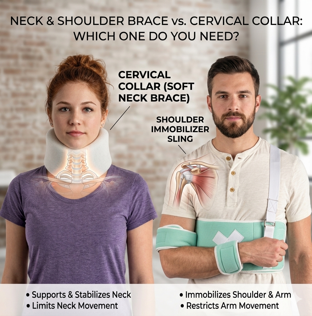 Neck and Shoulder Brace vs. Cervical Collar: Which One Do You Really Need?