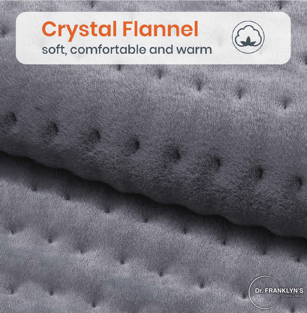 Dr. Franklyn’s Premium Heating Pad – Fast Heat Therapy for Back, Neck & Shoulder Pain