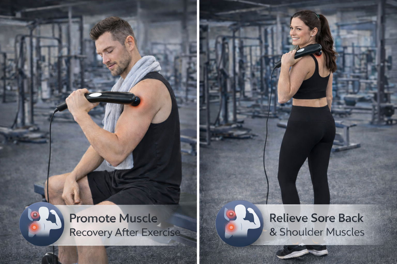 Dr. Franklyn’s Compact Hammer Massager – Handheld Percussion Therapy for Muscle Pain & Fatigue Relief