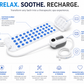 Dr. Franklyn's Therapeutic Air Jet Whirlpool Bath Spa Mat, Inflatable Pillow & Remote Control