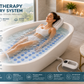 Dr. Franklyn's Therapeutic Air Jet Whirlpool Bath Spa Mat, Inflatable Pillow & Remote Control