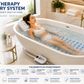 Dr. Franklyn's Therapeutic Air Jet Whirlpool Bath Spa Mat, Inflatable Pillow & Remote Control