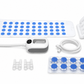 Dr. Franklyn's Therapeutic Air Jet Whirlpool Bath Spa Mat, Inflatable Pillow & Remote Control