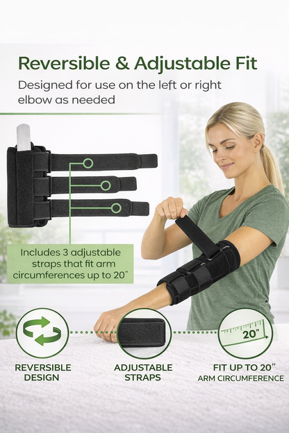 Black adjustable wrist and forearm brace with triple-strap compression and breathable mesh fabric for carpal tunnel and injury support. 6