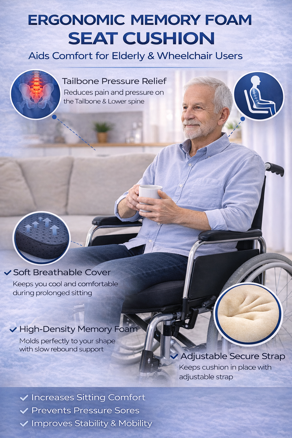  Black vibrating massage chair pad with remote control for neck, back, and thigh relief. 2