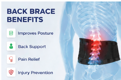 Dr. Franklyn’s LSO 625 Lumbar Support Back Brace – Adjustable Lower Back Pain Relief & Posture Corrector