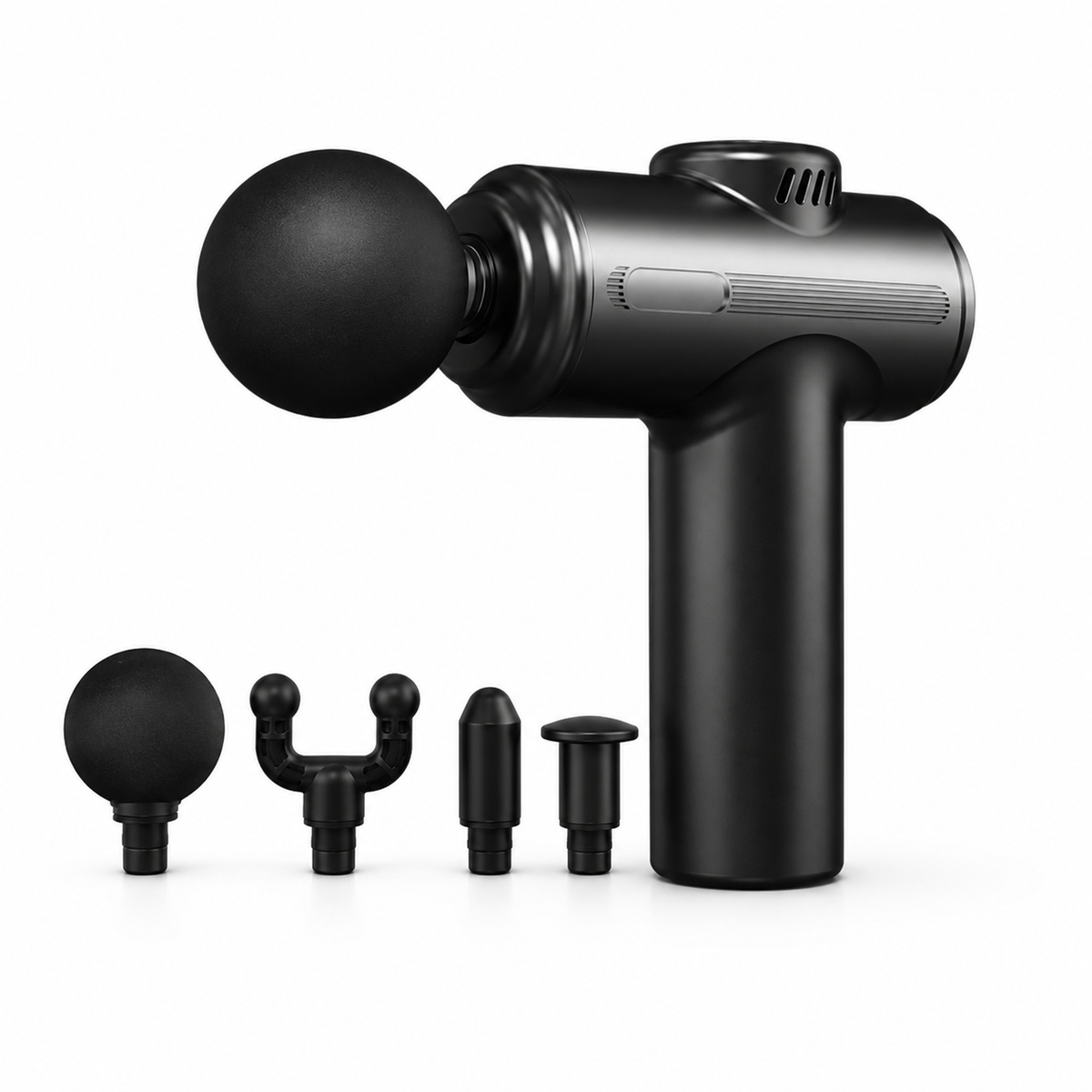 Dr. Franklyn’s Compact Deep Tissue Massage Gun with 4 Massage Heads