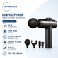 Dr. Franklyn’s Compact Deep Tissue Massage Gun with 4 Massage Heads