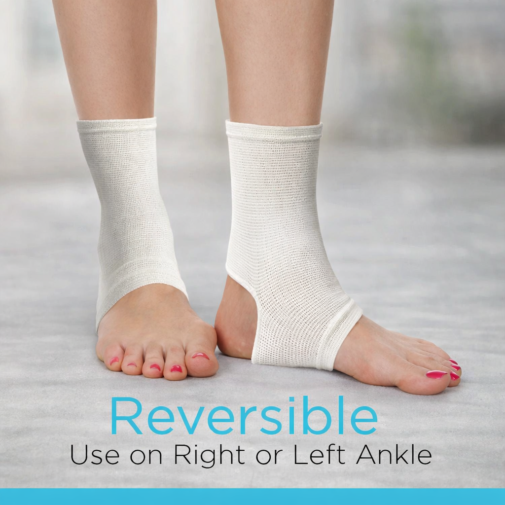 Compressionanklesupportsleevewithopenheelforfootstability_injuryrecovery_andplantarfasciitisrelief2
