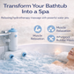 Dr. Franklyn’s Hydrotherapy Spa Jets – Portable Whirlpool Jet Spa Bath System for Tub | Muscle & Joint Relief