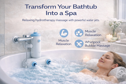Dr. Franklyn’s Hydrotherapy Spa Jets – Portable Whirlpool Jet Spa Bath System for Tub | Muscle & Joint Relief