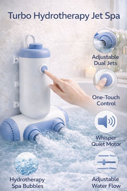 Dr. Franklyn’s Hydrotherapy Spa Jets – Portable Whirlpool Jet Spa Bath System for Tub | Muscle & Joint Relief