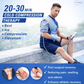 Dr. Franklyn's portable leg compression machine with grey wrap and digital controller for circulation and recovery. 2