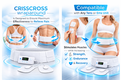 Dr. Franklyn’s Adjustable EMS/TENS Compression Belt – Waist, Back & Muscle Support