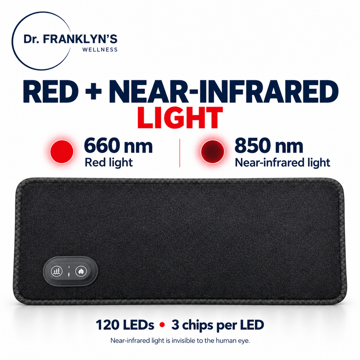 Infrared Red Light Therapy Belt for Pain Relief & Muscle Recovery | LED Infrared Therapy Belt