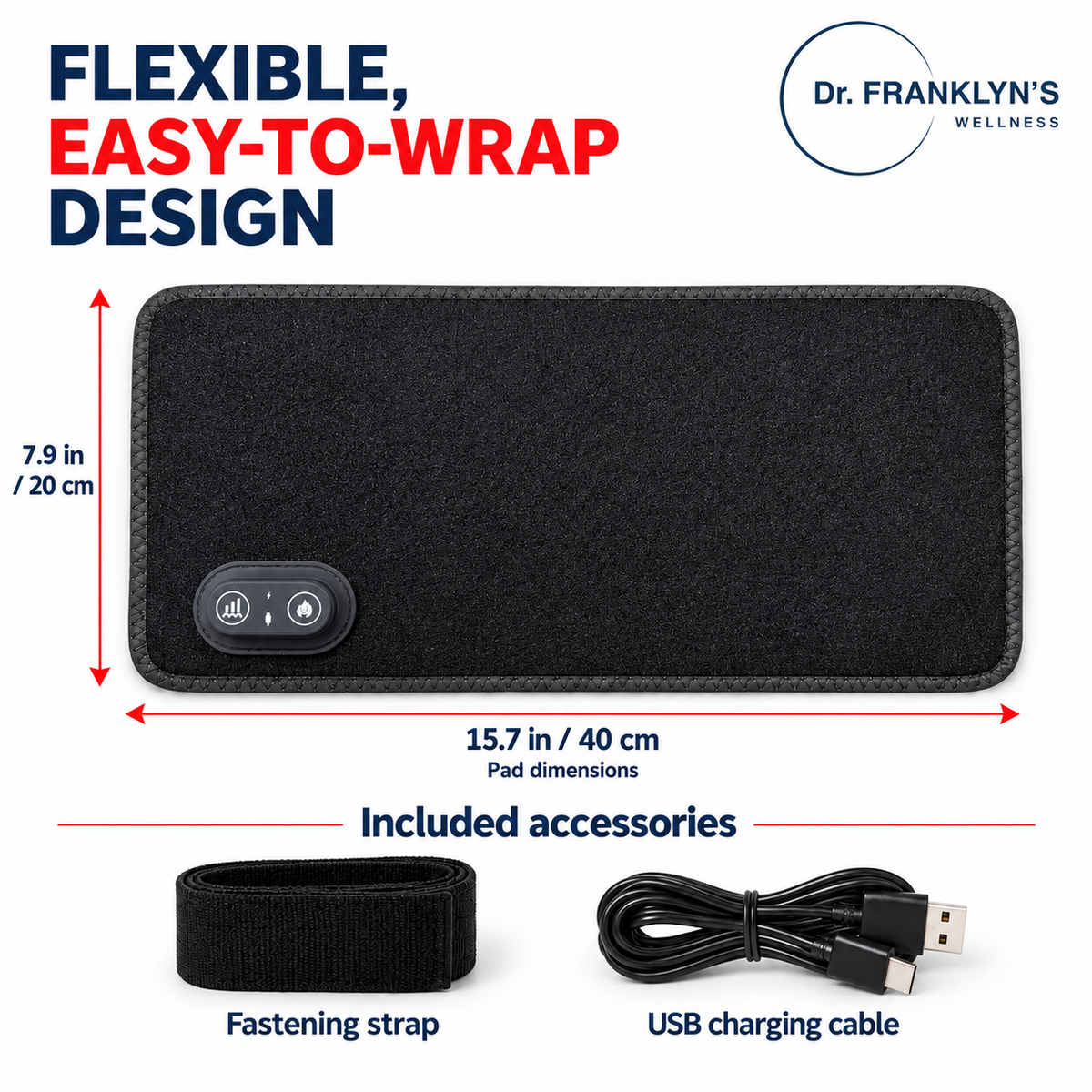 Infrared Red Light Therapy Belt for Pain Relief & Muscle Recovery | LED Infrared Therapy Belt