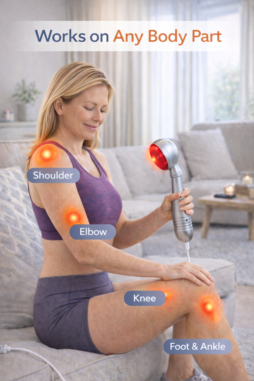 Dr. Franklyn’s Infrared Heat Wand – Deep Infrared Heat Therapy Wand for Muscle Recovery & Pain Relief