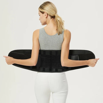 Dr. Franklyn's Lumbar Support Back Brace – Adjustable One-Size-Fits-Most LSO Belt for Pain Relief