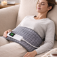 Large electric heating pad for back and shoulder pain relief with 6 heat settings, auto-shutoff timer, and soft microplush fabric. 2