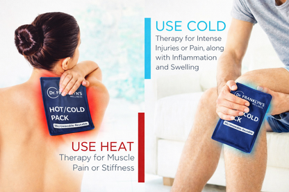 Reusable microwaveable hot and cold therapy pack for pain relief. 3