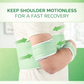 Shoulder cold compression therapy brace with arm sling for pain relief and injury support. 2