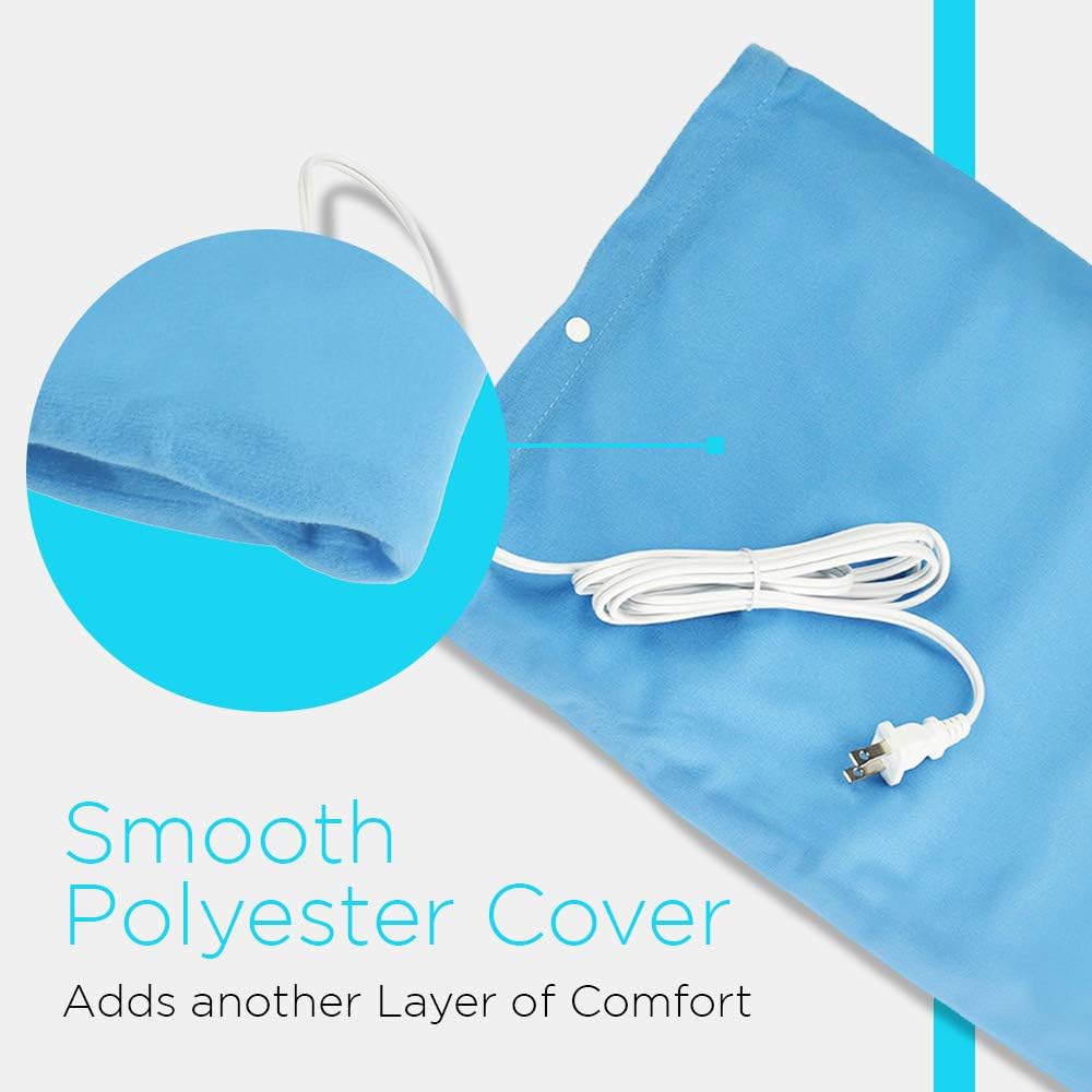 Dr. Franklyn's Heating Pad- Washable Pad for Back, Shoulder & Neck Relief