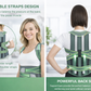 Adjustable back posture corrector for lower back pain relief and shoulder support - breathable mesh design. 3