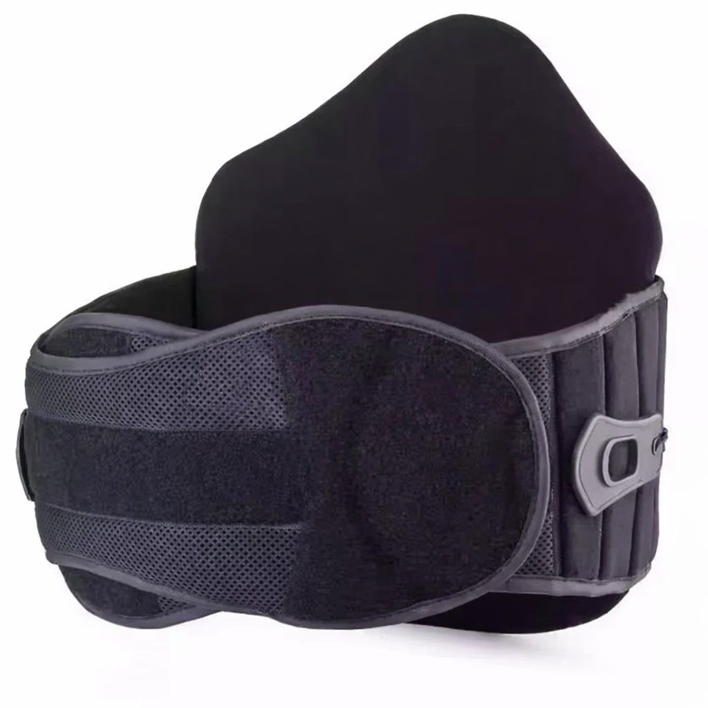 Adjustable lumbar support back brace belt for lower back pain relief