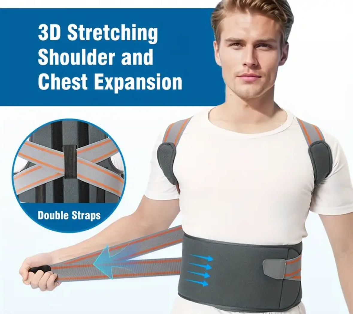 men with back support belt 