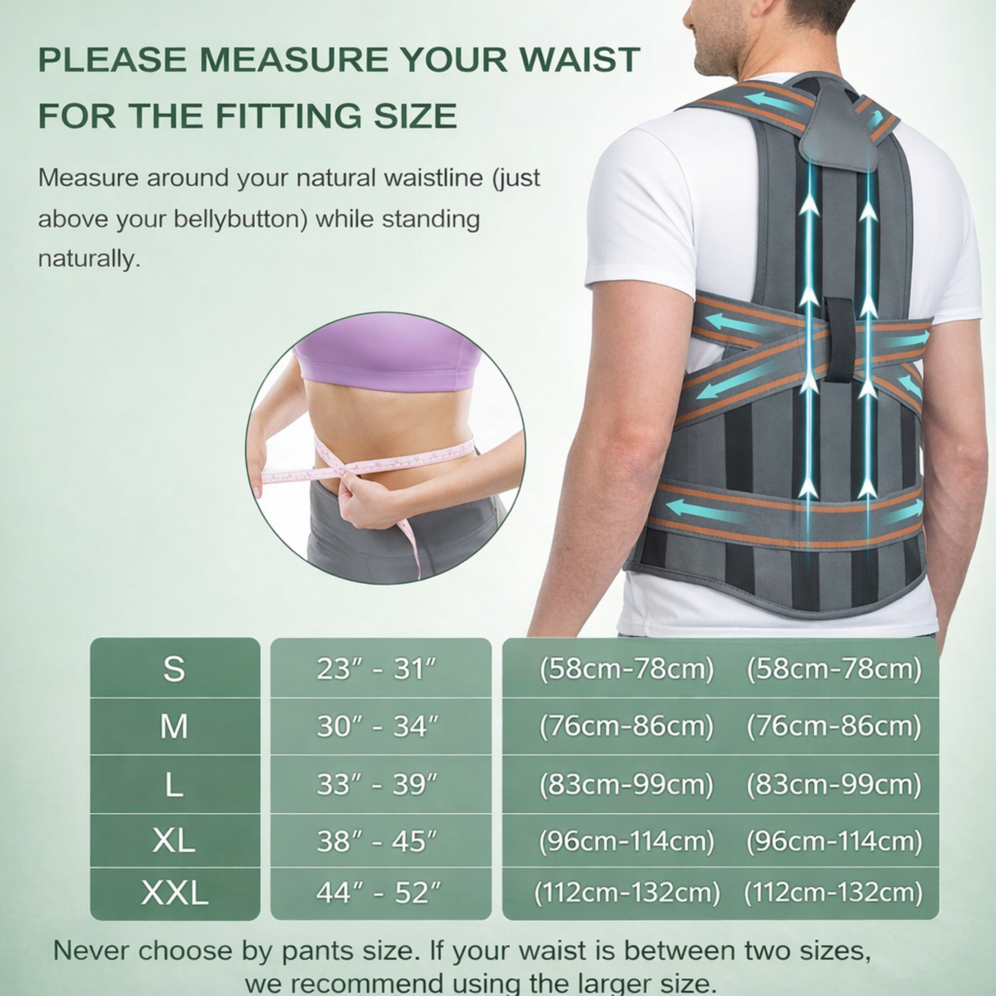 Adjustable back posture corrector for lower back pain relief and shoulder support - breathable mesh design. 2