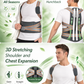 Adjustable back posture corrector for lower back pain relief and shoulder support - breathable mesh design. 1