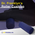 Round Cervical Roller Cushion Bolster Pillow with Removable Cover - Optimal Head, Neck and Leg Support & Pain Relief (13