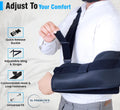 Shoulder Sling - Shoulder Abduction Pillow for Injury Support - Arm Sling Immobilizer for Rotator Cuff, Surgery & Broken Arm - Brace Includes Pockets, Foam Stress Ball and Wedge (Black)