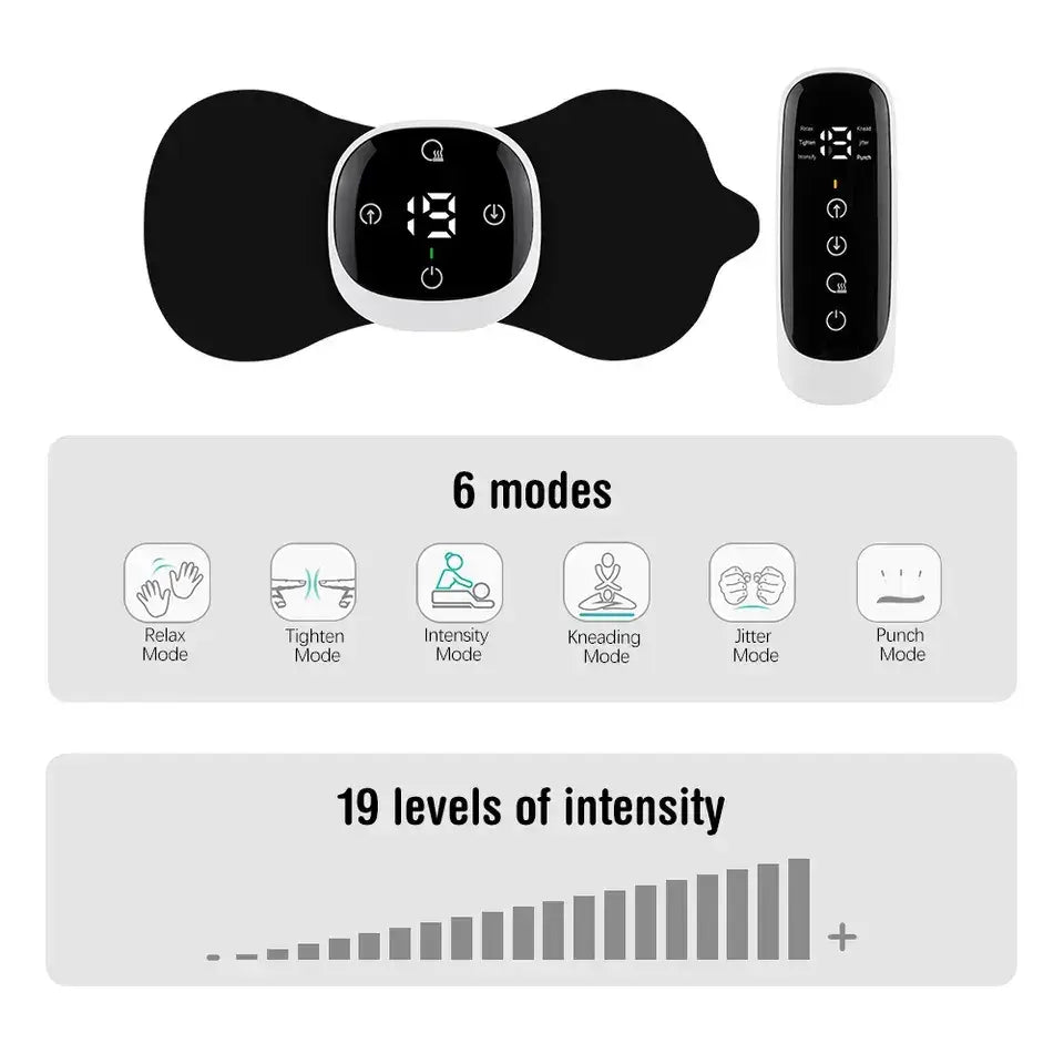 Dr. Franklyn’s Compact Wireless Joint Stimulator - TENS & EMS Muscle Therapy Device for Portable Pain Relief