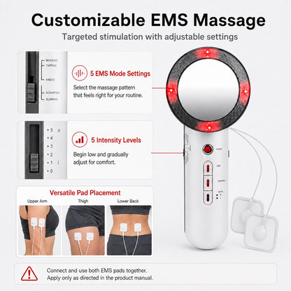 Dr. Franklyn’s 3-in-1 Ultrasound Therapy Device with Infrared Light & EMS